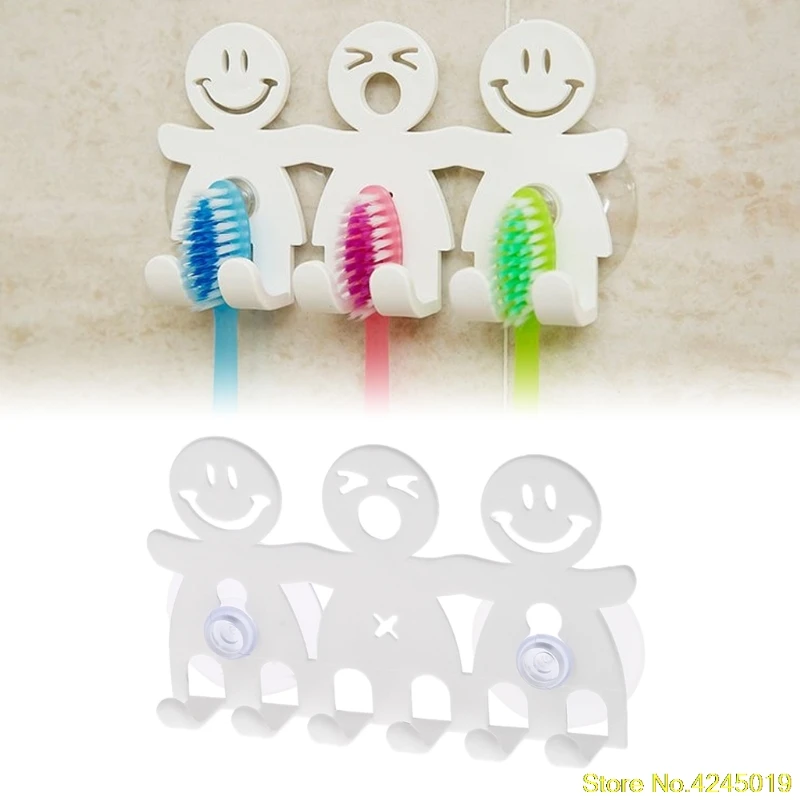 High quality Toothbrush Holder Wall Mounted Suction Cup 5 Position Cute Cartoon Smile Bathroom Sets New
High quality Toothbrush Holder Wall Mounted Suction Cup 5 Position Cute Cartoon Smile Bathroom Sets New