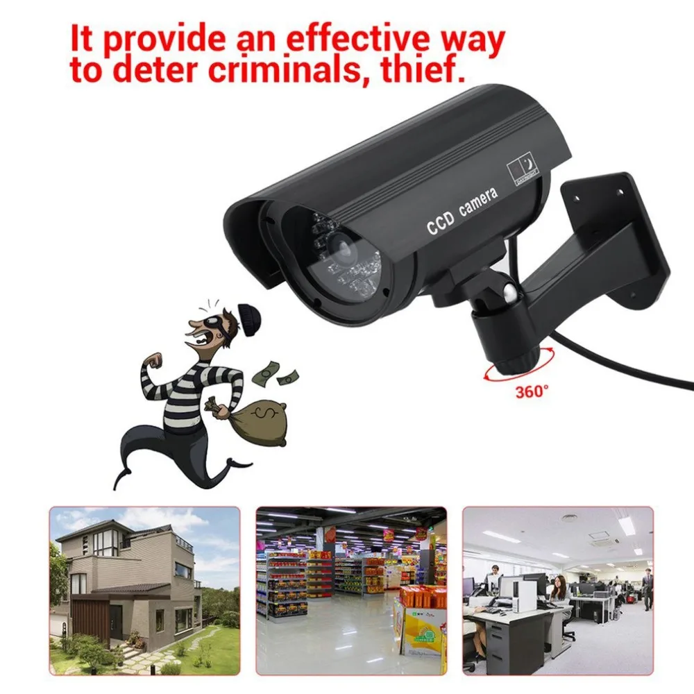Waterproof Fake CCTV Camera Monitor Outdoor Indoor Home Security Dummy Simulation Surveillance Camera for Security HA-WEA07
Waterproof Fake CCTV Camera Monitor Outdoor Indoor Home Security Dummy Simulation Surveillance Camera for Security HA-WEA07