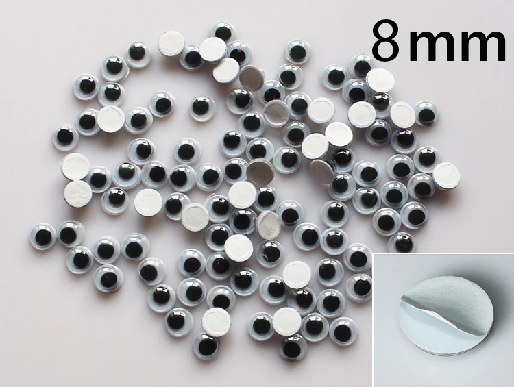 hot sall 8mm Plastic eye with self-adhesive Wiggle Eyes forDoll Toy diy 10000pcs/lot,
hot sall 8mm Plastic eye with self-adhesive Wiggle Eyes forDoll Toy diy 10000pcs/lot,