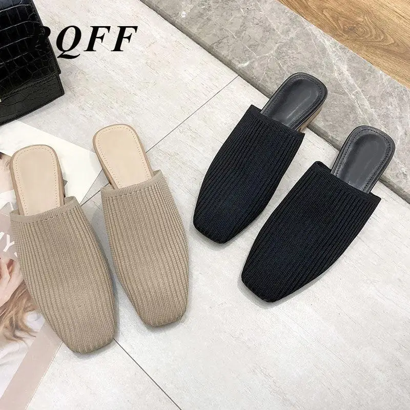 Woman Slippers Closed Toe Cloth Solid Outside Flat With Fashion Slides Simplicity Womans Sandals Summer Flats Beige Black Shoes
Woman Slippers Closed Toe Cloth Solid Outside Flat With Fashion Slides Simplicity Womans Sandals Summer Flats Beige Black Shoes