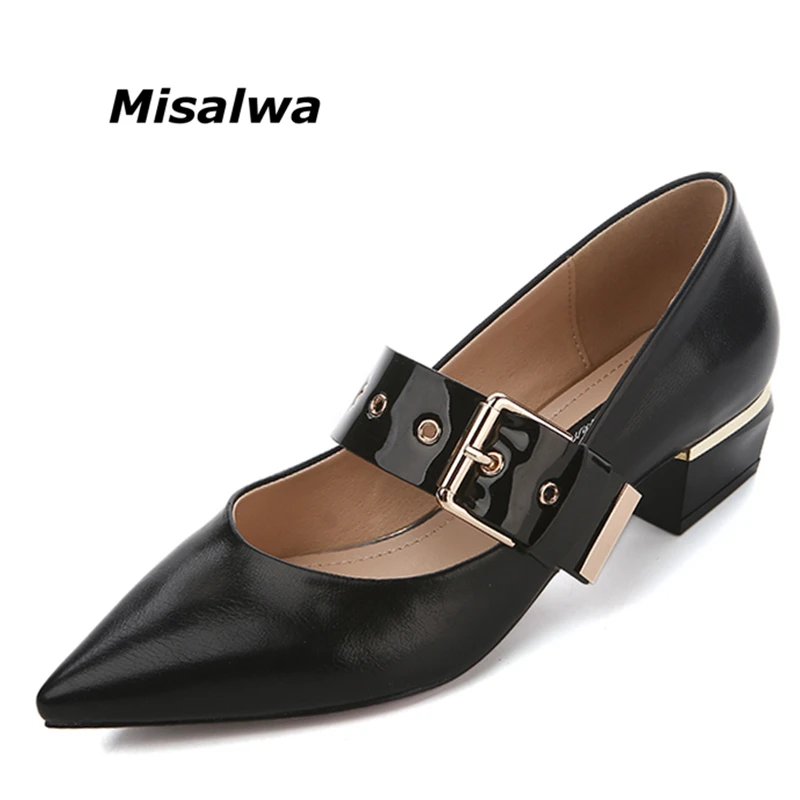 Misalwa Square Kitten Heels Lady Pumps Spring Pointed Toe Belt Buckle Shallow Party Shoes Women Female Sexy Work Shoes
Misalwa Square Kitten Heels Lady Pumps Spring Pointed Toe Belt Buckle Shallow Party Shoes Women Female Sexy Work Shoes