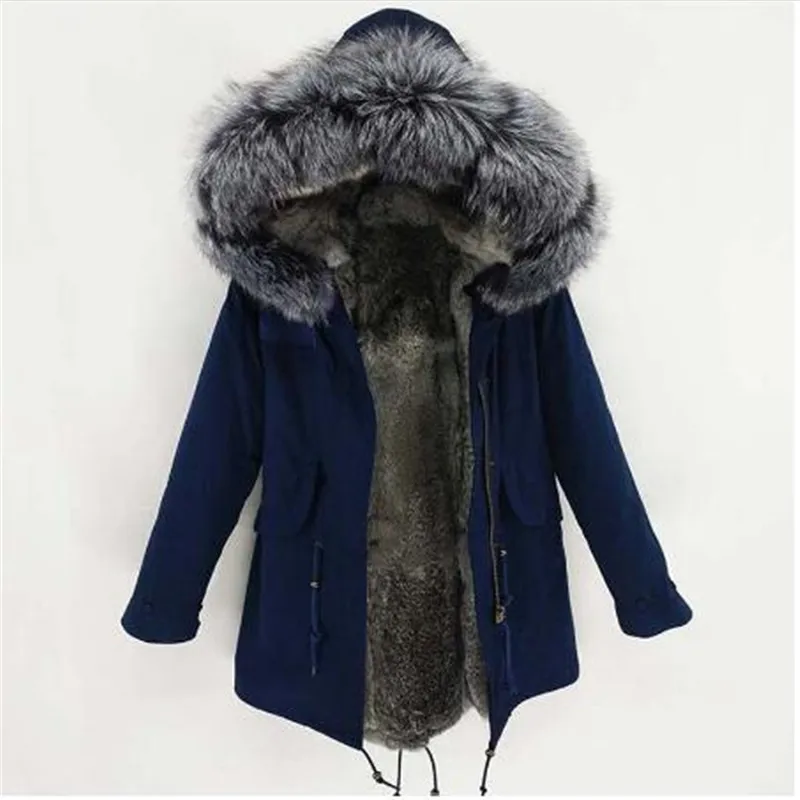 New Waterproof Long Parka Winter Jacket Women Natural Raccoon Fur Collar Real Rabbit Fur Lining Detachable Warm Real Fur Coat
New Waterproof Long Parka Winter Jacket Women Natural Raccoon Fur Collar Real Rabbit Fur Lining Detachable Warm Real Fur Coat