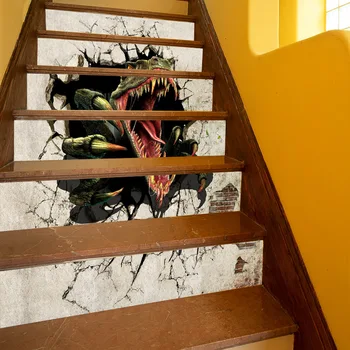 Dinosaur Wall Sticker Stairs Backdrop Wall Art Home Decor Kitchen Stickers Poster
Dinosaur Wall Sticker Stairs Backdrop Wall Art Home Decor Kitchen Stickers Poster