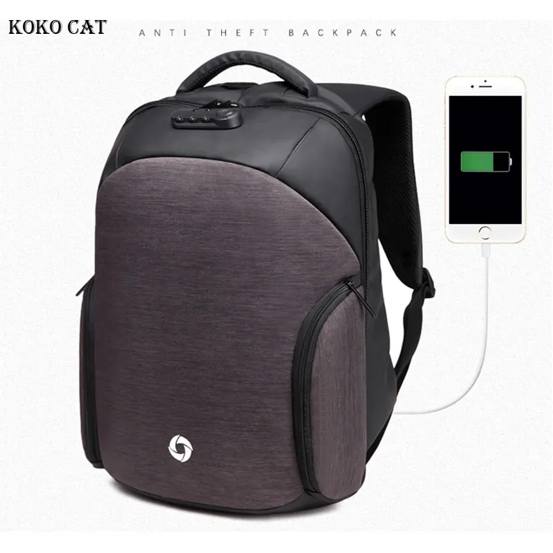Antitheft Password Lock Backpacks USB Intelligent Laptop Backpack Waterproof Nylon Student School Bags Business Travel Backpack
Antitheft Password Lock Backpacks USB Intelligent Laptop Backpack Waterproof Nylon Student School Bags Business Travel Backpack