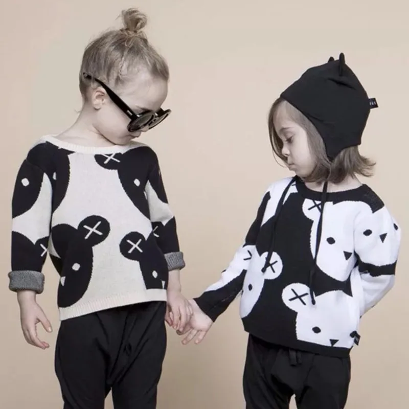 Spring Autumn Winter Warm Baby Girls Boys Knitted Sweaters 1-5Yrs Toddler Cotton Pullovers Cartoon Bear Panda Children Top Coat
Spring Autumn Winter Warm Baby Girls Boys Knitted Sweaters 1-5Yrs Toddler Cotton Pullovers Cartoon Bear Panda Children Top Coat