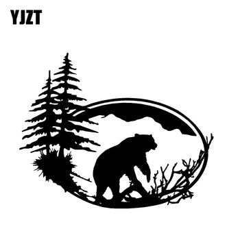 YJZT 13.3*10.7CM Brown Bear In The Woods Silhouette Decoration Car Sticker Vinyl Accessories Bumper Window C12-0487
YJZT 13.3*10.7CM Brown Bear In The Woods Silhouette Decoration Car Sticker Vinyl Accessories Bumper Window C12-0487