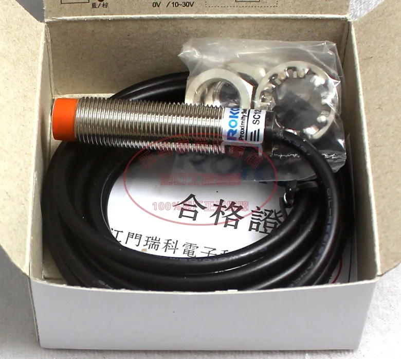 Original authentic Taiwan Rico (Jiangmen) ROKO proximity switch SC1204-N SC1204-N2
Original authentic Taiwan Rico (Jiangmen) ROKO proximity switch SC1204-N SC1204-N2