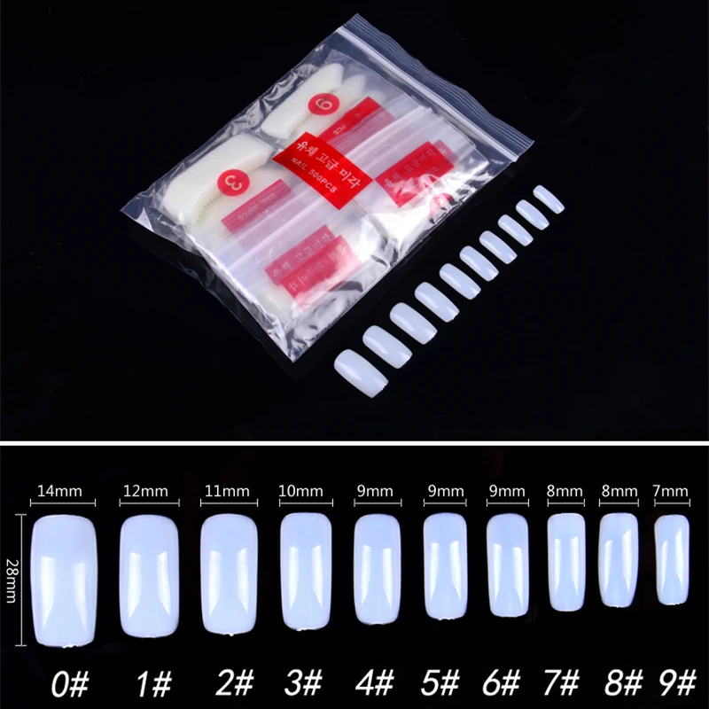 1 Pack Natural False Nail Tips 500pcs Acrylic French Design UV Gel Salon Full Cover Artificial Nail Art Tools Accessories
1 Pack Natural False Nail Tips 500pcs Acrylic French Design UV Gel Salon Full Cover Artificial Nail Art Tools Accessories