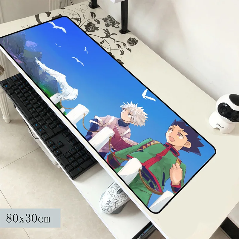 Коврик для мыши hunter x с массовым рисунком компьютерный геймер коврик 800x300x3 мм
