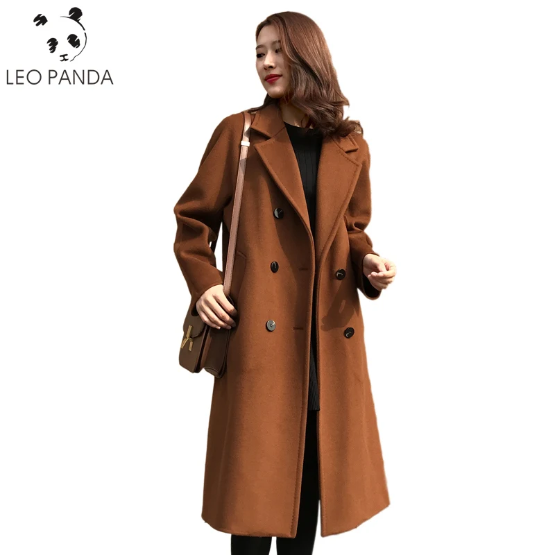 Spring Autumn Women New V-Neck Double Breasted Wool Coat Female Slim Fashion Comfortable Concise Style Tweed Coat ZX1136
Spring Autumn Women New V-Neck Double Breasted Wool Coat Female Slim Fashion Comfortable Concise Style Tweed Coat ZX1136