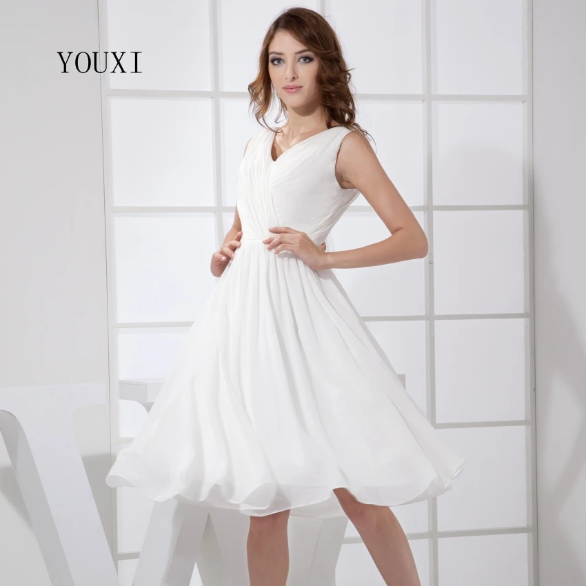 Sexy V-Neck White Prom Dresses 2019 Hot Chifon Knee-Length Cocktail Party Dress For Women PD101 
Sexy V-Neck White Prom Dresses 2019 Hot Chifon Knee-Length Cocktail Party Dress For Women PD101