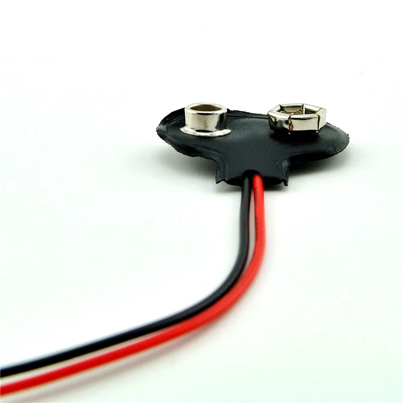 100PCS/LOT (9V battery cable) black Faux Leather T Type 15cm Wired 9V Battery Clip Connectors 6F22
100PCS/LOT (9V battery cable) black Faux Leather T Type 15cm Wired 9V Battery Clip Connectors 6F22