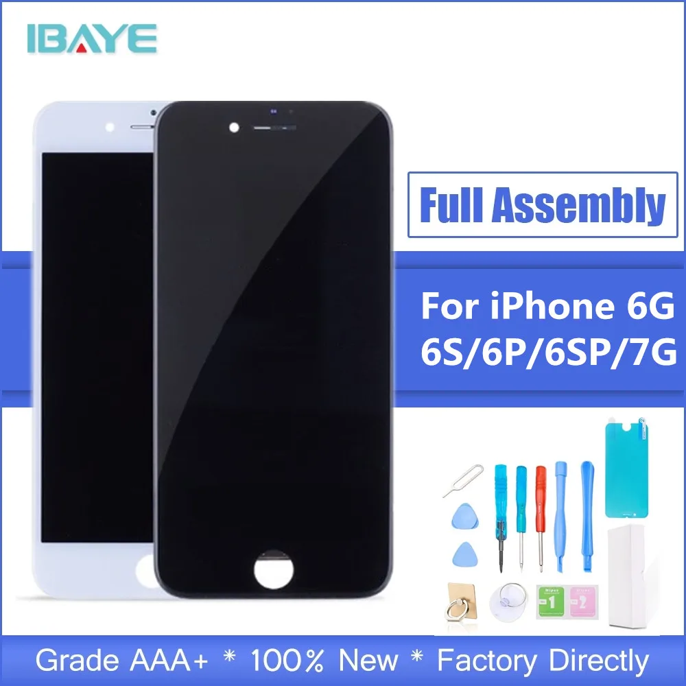 Grade Touch Screen Assembly with Frame LCD Display For iPhone 7 LCD For iPhone 7plus Display Black White Replacement Parts
Grade Touch Screen Assembly with Frame LCD Display For iPhone 7 LCD For iPhone 7plus Display Black White Replacement Parts