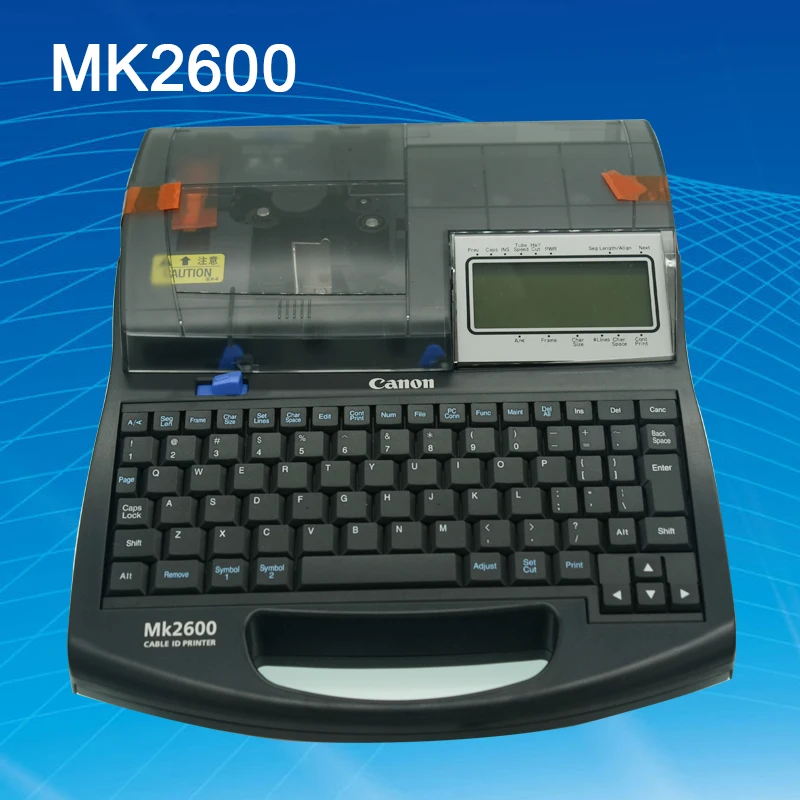 MK2600 CABLE ID PRINTER type writer electronic lettering marker wire marker ferrule printing machine MK2600 PVC tube connector
MK2600 CABLE ID PRINTER type writer electronic lettering marker wire marker ferrule printing machine MK2600 PVC tube connector