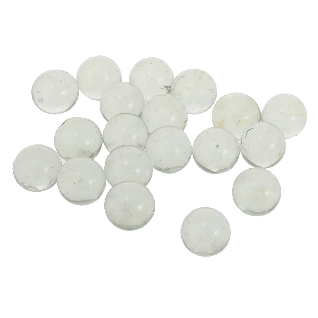 16mm Small Glass Marbles, Pack of 50, Kids Marble Game Toy, Chinese Checkers Accessory - Transparent
16mm Small Glass Marbles, Pack of 50, Kids Marble Game Toy, Chinese Checkers Accessory - Transparent