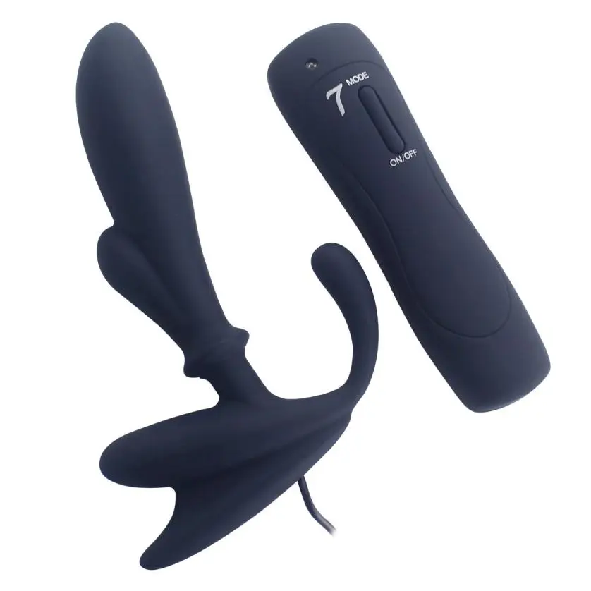 Male Prostate Stimulation Massager Silicone 7 Speed Vibrator Anal Plug Massager Sex Toys For Men Hot Erotic