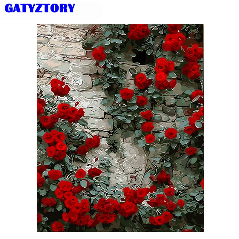 GATYZTORY Frameless Romantic Rose DIY Painting By Numbers Flower Wall Art Picture Paint By Number Canvas Painting For Home Decor
GATYZTORY Frameless Romantic Rose DIY Painting By Numbers Flower Wall Art Picture Paint By Number Canvas Painting For Home Decor