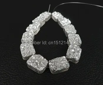 Silvery Titianium Drusy Ag ate Rectangle Cabochon Beads,Wholesale Druzy Quartz Ag ate Pendant Beads,Fashion Stone Beads Jewelry
Silvery Titianium Drusy Ag ate Rectangle Cabochon Beads,Wholesale Druzy Quartz Ag ate Pendant Beads,Fashion Stone Beads Jewelry