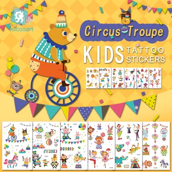 Rocooart Clown Taty Circus Troupe Fake Tattoo For Children Carnival Party Cartoon kid Art Waterproof Temporary Tatoo Sticker
Rocooart Clown Taty Circus Troupe Fake Tattoo For Children Carnival Party Cartoon kid Art Waterproof Temporary Tatoo Sticker