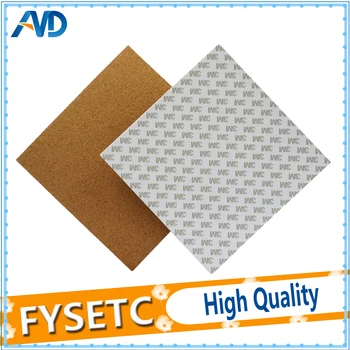 2pcs 220x220mm Adhesive Cork Sheets For Wan Hao i3 Anet A3 A6 Ender 5 Heated Bed Hot Plate With Tape Thermal Cork Plate
2pcs 220x220mm Adhesive Cork Sheets For Wan Hao i3 Anet A3 A6 Ender 5 Heated Bed Hot Plate With Tape Thermal Cork Plate