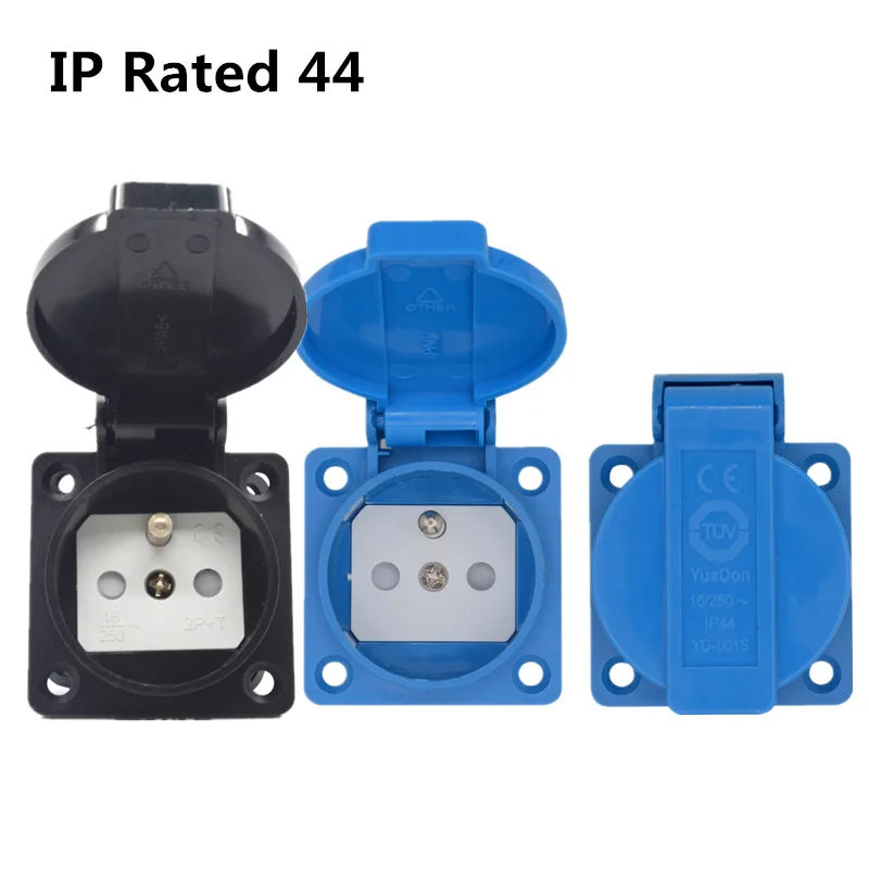 IP44 Waterproof Industrial Socket AC Power Socket German Industrial Plug Electrical Socket with Waterproof Cover
IP44 Waterproof Industrial Socket AC Power Socket German Industrial Plug Electrical Socket with Waterproof Cover
