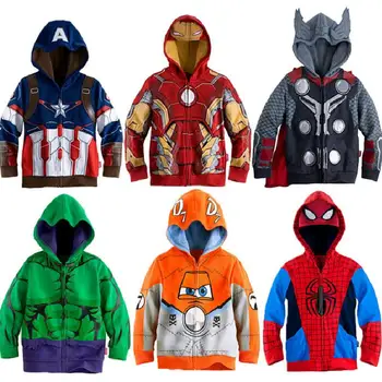 Boys Hoodies Avengers Marvel Superhero Iron Man Captain America Spiderman Sweatshirt for Boys Kids Cartoon Outwear jacket 2-7T
Boys Hoodies Avengers Marvel Superhero Iron Man Captain America Spiderman Sweatshirt for Boys Kids Cartoon Outwear jacket 2-7T