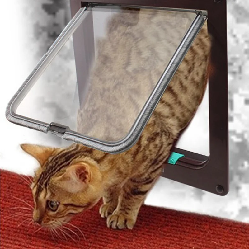 Dog Cat Kitten Door Security Flap Door ABS Plastic S/M/L Animal Small Pet Cat Dog Gate Door Pet Supplies Lockable
Dog Cat Kitten Door Security Flap Door ABS Plastic S/M/L Animal Small Pet Cat Dog Gate Door Pet Supplies Lockable