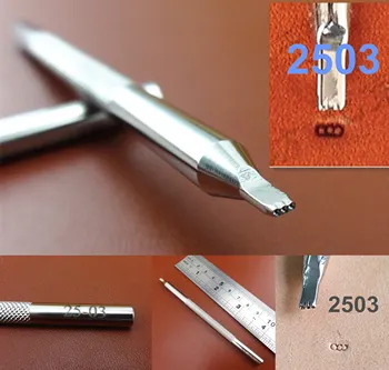 1pc Stainless Steel Leather Craft Carving Stamping Stamp Punch Stamper Tool Master Leather Stamper - Chisel Pricking Iron Awl 
1pc Stainless Steel Leather Craft Carving Stamping Stamp Punch Stamper Tool Master Leather Stamper - Chisel Pricking Iron Awl