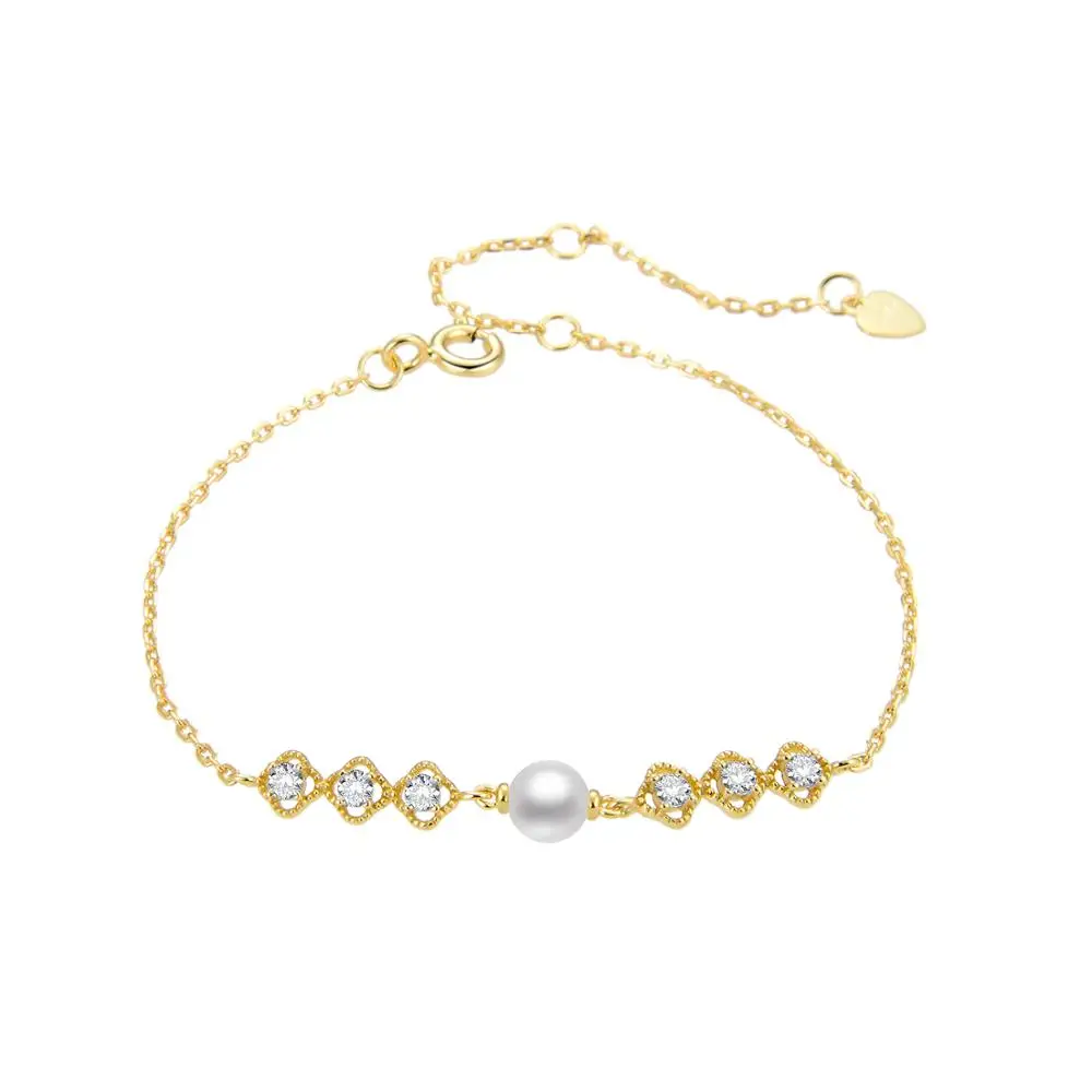 Singreal Bling Jewelry Gold Color S925 Silver Charm Bracelet with Pearl CZ For Women Jewelry Anniversary Wedding Gift 2019
Singreal Bling Jewelry Gold Color S925 Silver Charm Bracelet with Pearl CZ For Women Jewelry Anniversary Wedding Gift 2019
