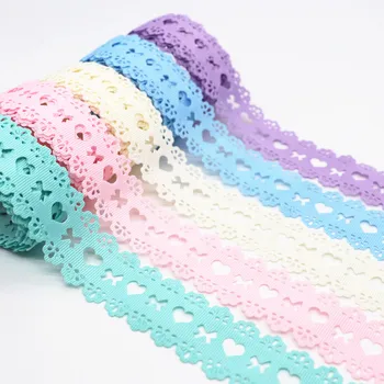 5 Yards Hollow Lace Grosgrain Ribbon Peach Heart Ribbon 30MM For Hair Bows DIY Crafts Handmade Accessories M19052705
5 Yards Hollow Lace Grosgrain Ribbon Peach Heart Ribbon 30MM For Hair Bows DIY Crafts Handmade Accessories M19052705