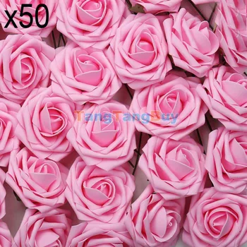 U.TECH 50/100pcs PE Foam Rose Artificial Flowers White Wedding Bride Bouquet Party Decor DIY
U.TECH 50/100pcs PE Foam Rose Artificial Flowers White Wedding Bride Bouquet Party Decor DIY