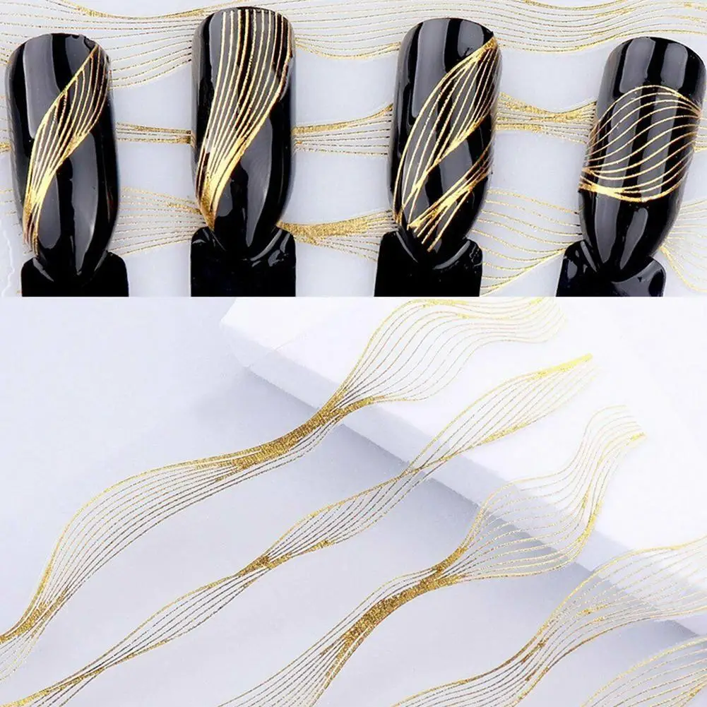 3D Nail Art Stickers Decoration Manicure Metal Stripe Line Tape Self-Adhesive Foils Transfer Laser DIY Design Tips Decal Tools
3D Nail Art Stickers Decoration Manicure Metal Stripe Line Tape Self-Adhesive Foils Transfer Laser DIY Design Tips Decal Tools