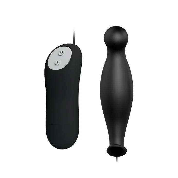 Silicone Anal Plug Sex Toys 12-function Vibrations Anal Bead Waterproof Anal Vibrator Sex Product for Man 2