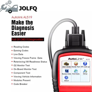 Super function Original Autel AL519 AutoLink AL519 OBD ll Scan Diagnostic Tool AL519 EOBD CAN Scanner with good feedback
Super function Original Autel AL519 AutoLink AL519 OBD ll Scan Diagnostic Tool AL519 EOBD CAN Scanner with good feedback