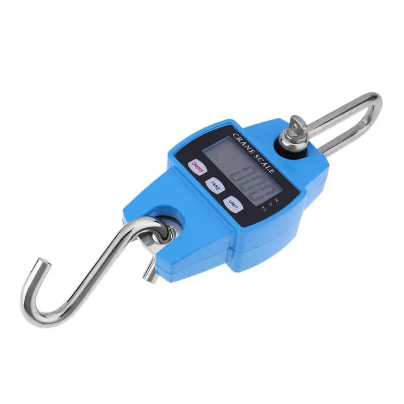 300kg LCD Electronic Scale Portable Digital Industrial Crane Scale Heavy Duty Hanging Weighting Hook Scales Baggage Steelyard
300kg LCD Electronic Scale Portable Digital Industrial Crane Scale Heavy Duty Hanging Weighting Hook Scales Baggage Steelyard