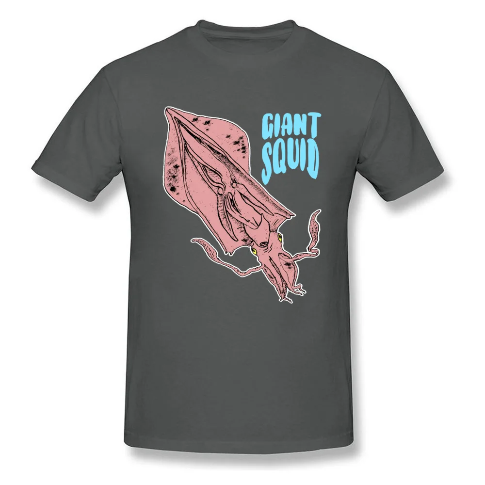 T Shirt Giant Squid Ocean Sea Animal Fall Short Sleeve 100% Cotton Fabric Crewneck Men Top T-shirts Normal Tee Shirt Hot Sale Giant Squid Ocean Sea Animal carbon
