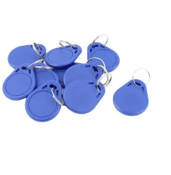 10PCS RFID Sensor Proximity IC Key Tags Keyfobs Token NFC TAG Keychain 13.56MHz For Arduino for Access Control Attendance
10PCS RFID Sensor Proximity IC Key Tags Keyfobs Token NFC TAG Keychain 13.56MHz For Arduino for Access Control Attendance