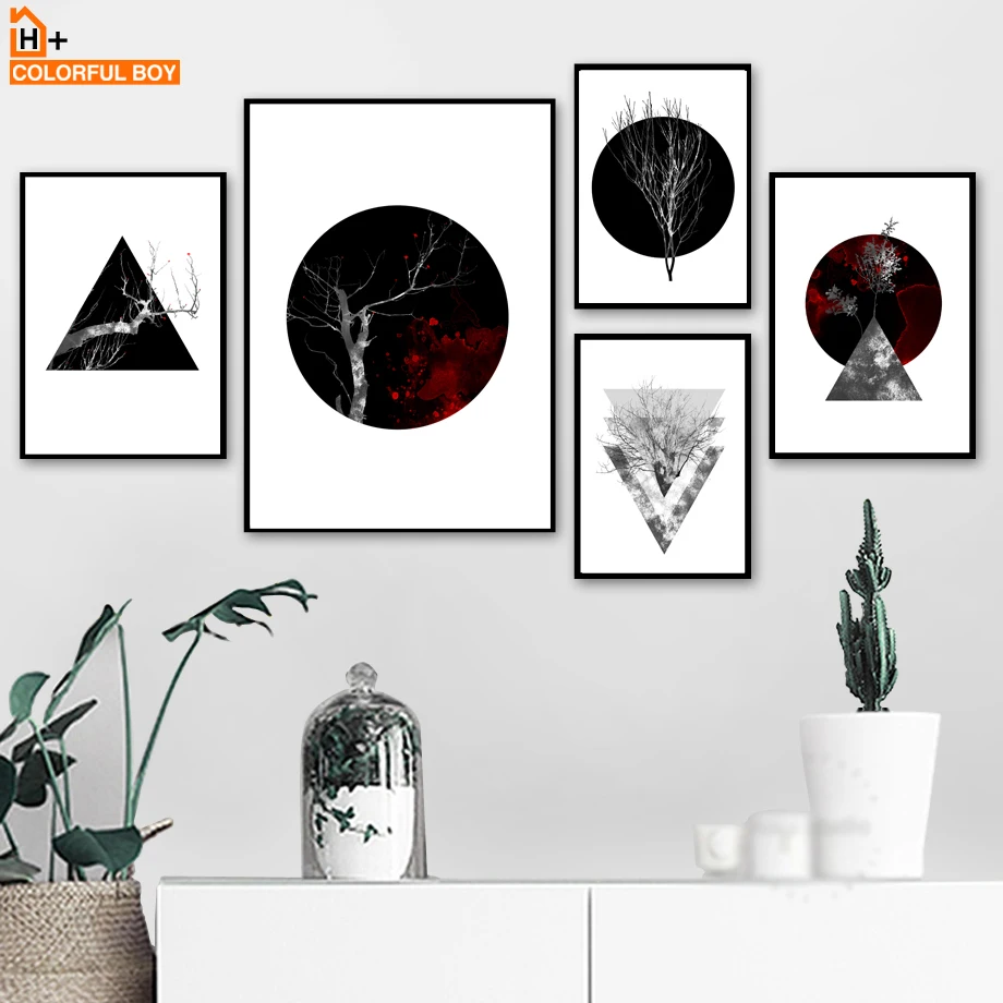 COLORFULBOY Tree Geometric Abstract Posters Nordic Canvas Art Wall Painting Posters And Prints Wall Pictures For Living Room
COLORFULBOY Tree Geometric Abstract Posters Nordic Canvas Art Wall Painting Posters And Prints Wall Pictures For Living Room