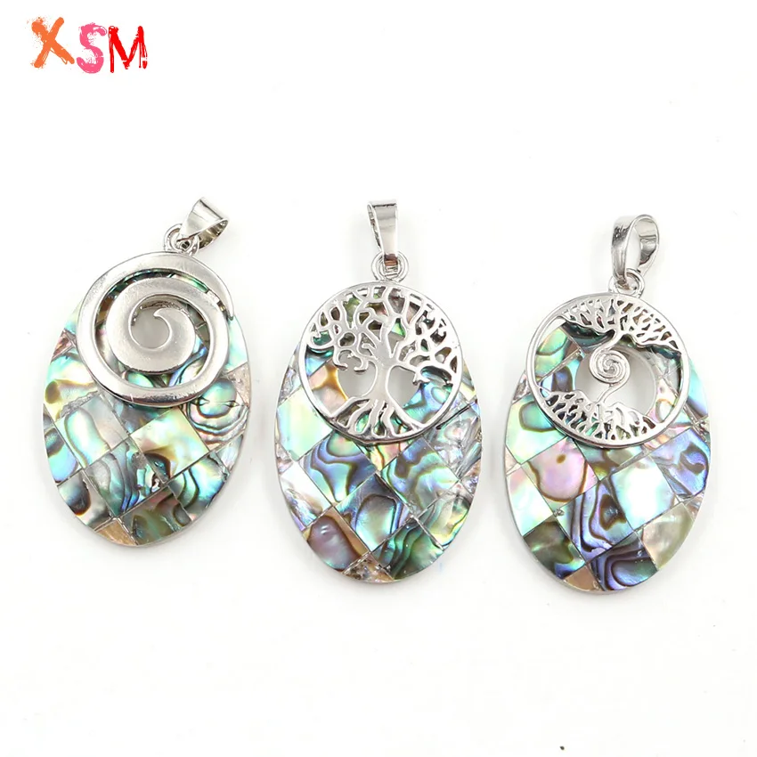 xinshangmie 1 Pcs Oval Natural Abalone Shell Pendant Silver Plated Peace Buckle Hollow Tree of Life Women Charm Necklace Pendant
xinshangmie 1 Pcs Oval Natural Abalone Shell Pendant Silver Plated Peace Buckle Hollow Tree of Life Women Charm Necklace Pendant