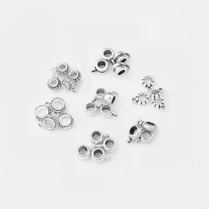 30pcs Round Slider Beads Spacer Bail For 3mm/4mm/5mm Round Leather Cord Bracelet Necklace Jewelry Material
30pcs Round Slider Beads Spacer Bail For 3mm/4mm/5mm Round Leather Cord Bracelet Necklace Jewelry Material