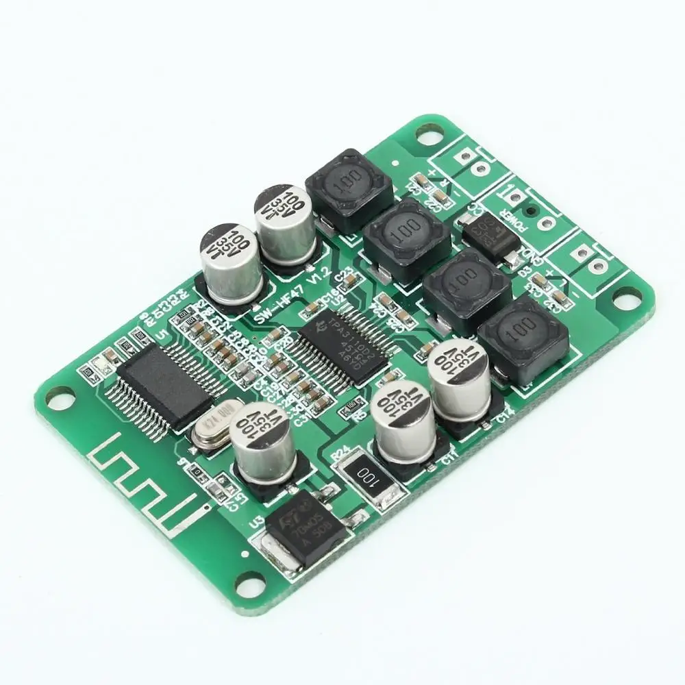 Плата цифрового усилителя KYYSLB 2X15W Bluetooth колонка потолочный динамик фоновая