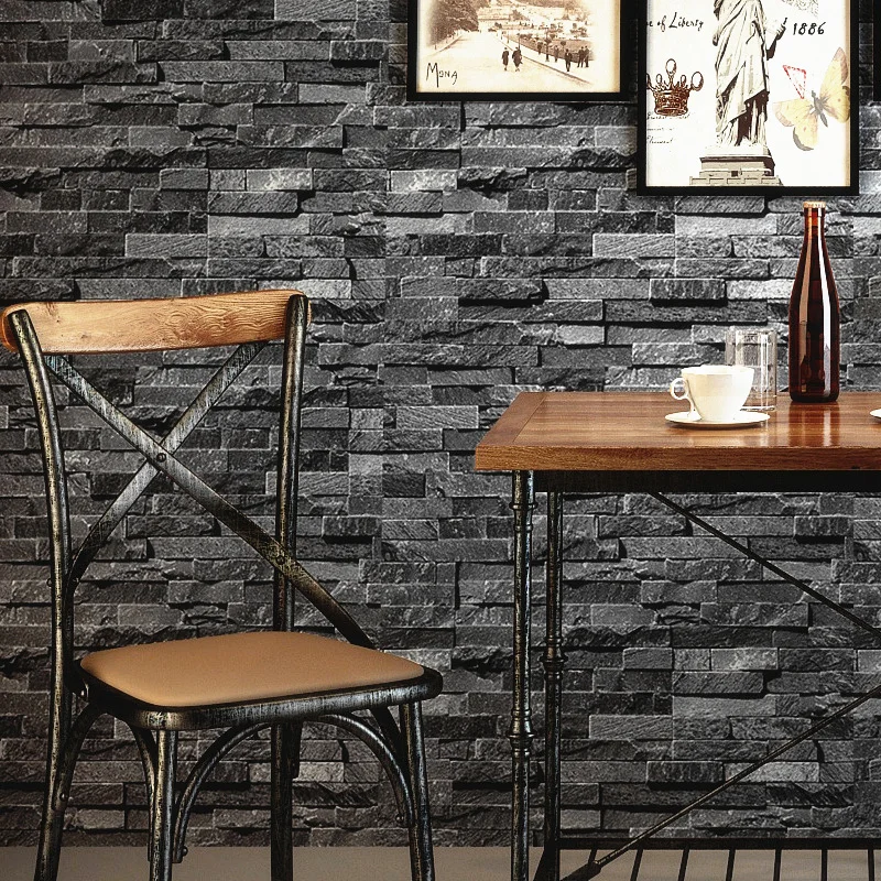 Retro Nostalgic 3D Effect Brick Wall Wallpaper Grey Stone Brick Wallpaper For Walls Roll Living Room Restaurant Wall Decoration
Retro Nostalgic 3D Effect Brick Wall Wallpaper Grey Stone Brick Wallpaper For Walls Roll Living Room Restaurant Wall Decoration
