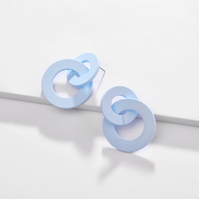 ZWPON 2019 Colored Paint Acrylie Circle Link Drop Earrings for Women Fashion Geometric Round Earrings Mother's Day Gifts Jewelry
ZWPON 2019 Colored Paint Acrylie Circle Link Drop Earrings for Women Fashion Geometric Round Earrings Mother's Day Gifts Jewelry