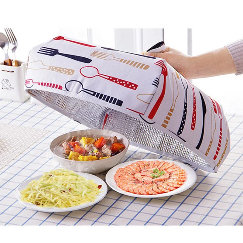 Foldable Food Covers Keep Warm Hot Aluminum Foil Cover Dishes Insulation Utilidades Kitchen Table Accessories Tools
Foldable Food Covers Keep Warm Hot Aluminum Foil Cover Dishes Insulation Utilidades Kitchen Table Accessories Tools