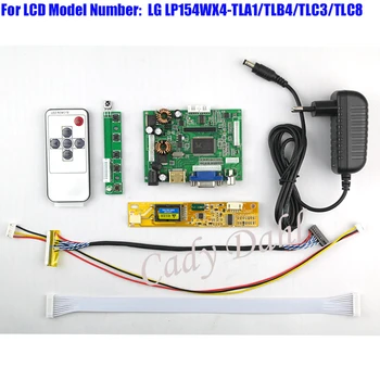 HDMI VGA 2AV Audio Video Controller Board + Inverter + Lvds Cable + Remote for LP154WX4 TLA1 TLB4 1280x800 1ch 6 bit LCD Display
HDMI VGA 2AV Audio Video Controller Board + Inverter + Lvds Cable + Remote for LP154WX4 TLA1 TLB4 1280x800 1ch 6 bit LCD Display