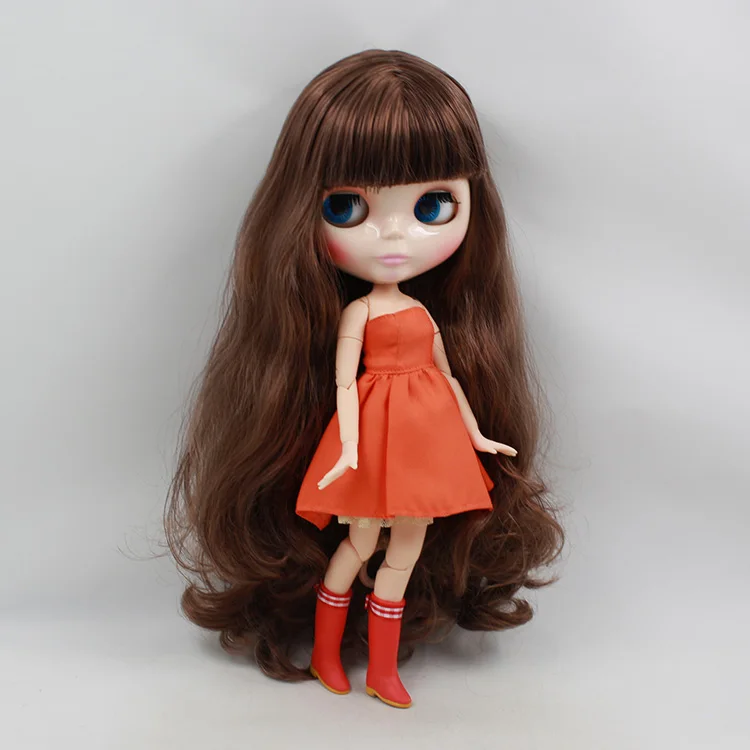 Nude Blyth doll with joint body brown long hair fashion blyth doll diy toys birthday dolls for sale 
Nude Blyth doll with joint body brown long hair fashion blyth doll diy toys birthday dolls for sale