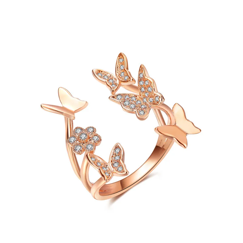 925 silver jewelry ring Diamond ring opal Beautiful butterfly and flower opening Indian jewelry men's accessories Rose B2191
925 silver jewelry ring Diamond ring opal Beautiful butterfly and flower opening Indian jewelry men's accessories Rose B2191