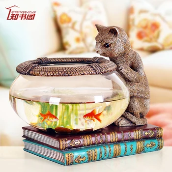 European style aquarium crafts living room TV cabinet Home Furnishing decoration Feng Shui lucky wedding gift ornaments
European style aquarium crafts living room TV cabinet Home Furnishing decoration Feng Shui lucky wedding gift ornaments