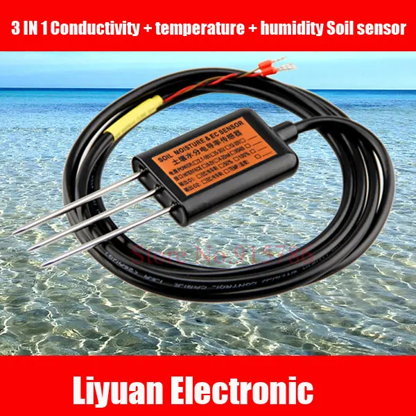 3 IN 1 Conductivity + temperature + humidity Soil sensor/RS485 Soil Conductivity Sensor / Soil temperature and humidity sensor
3 IN 1 Conductivity + temperature + humidity Soil sensor/RS485 Soil Conductivity Sensor / Soil temperature and humidity sensor