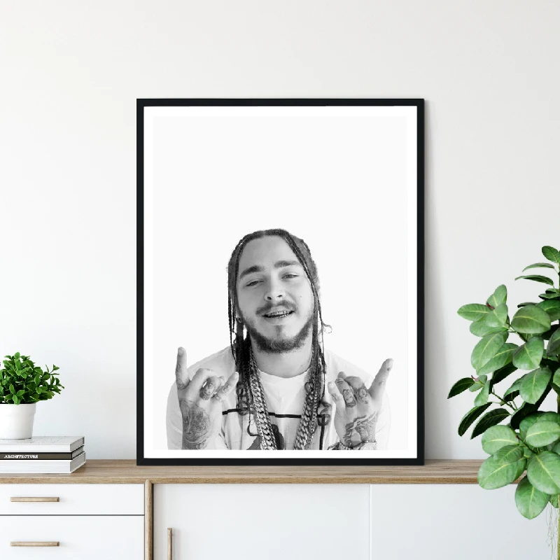 Post Malone Hip Hop Wall Art Prints Home Decor